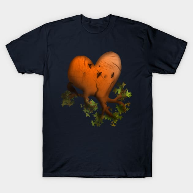 Natural Love T-Shirt by Not Meow Designs 